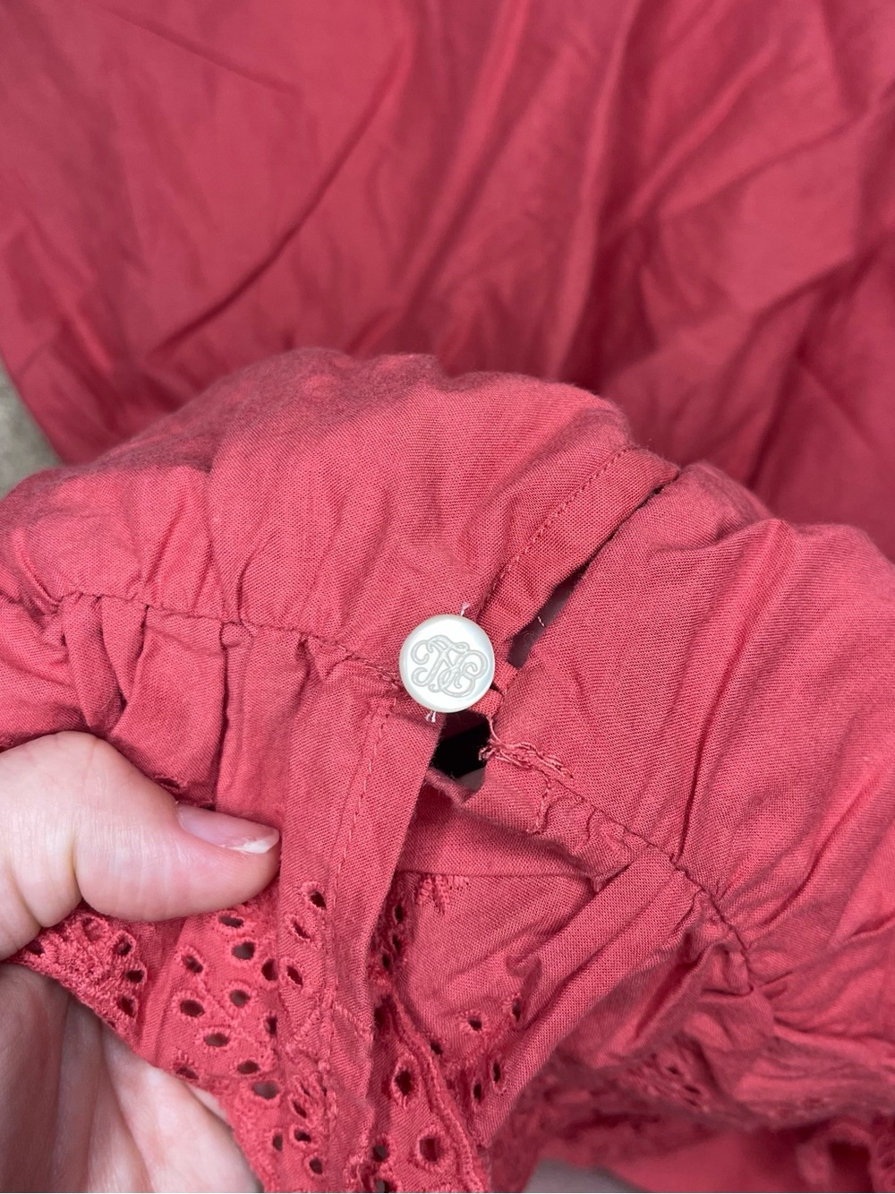Polo by Ralph Lauren Eyelet Cotton Dress - Picture 4 of 5